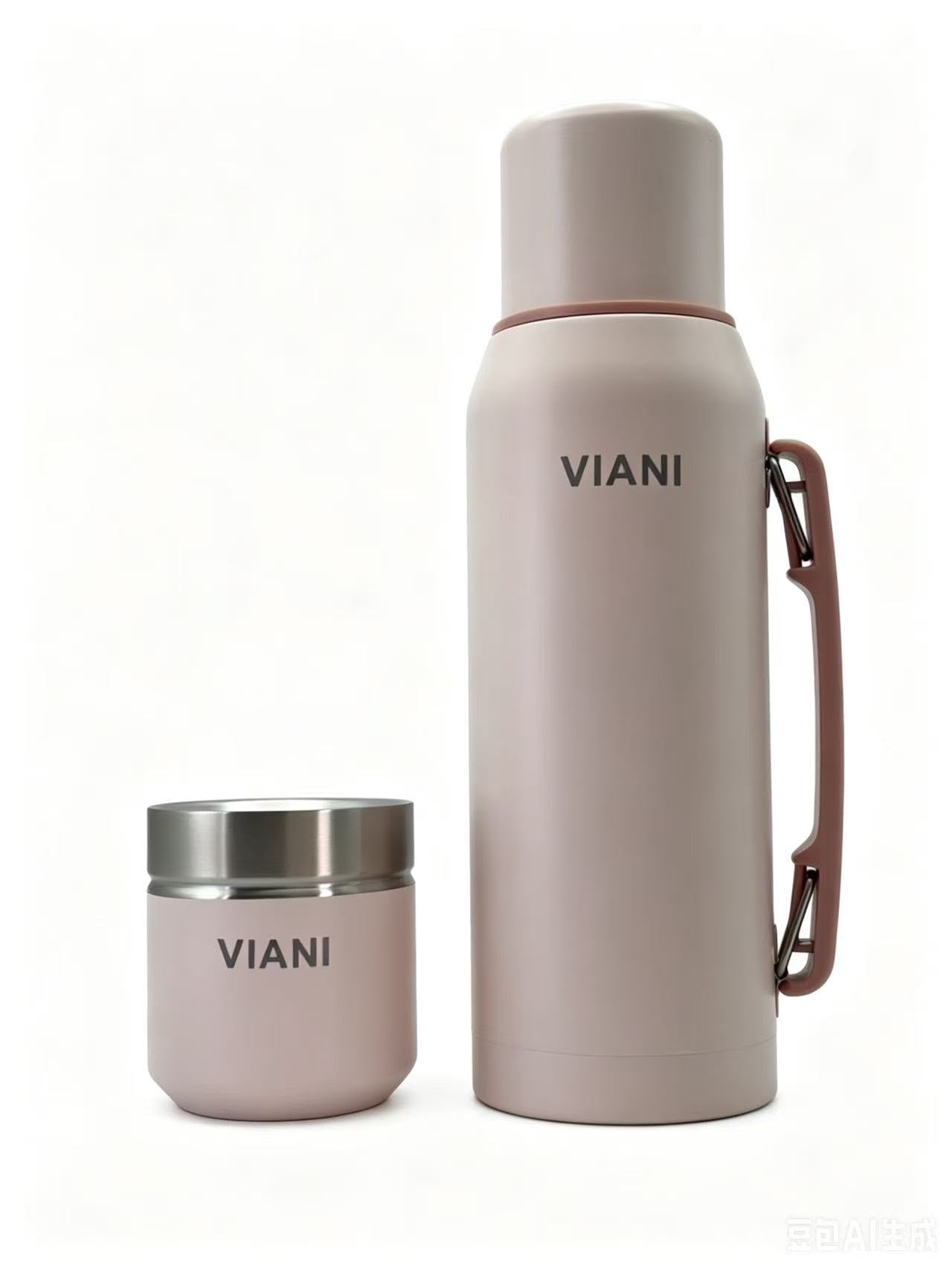 Termo VIANI Rosa Classic 1LT + Mate de REGALO.