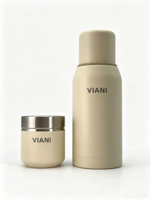 Termo VIANI Beige 750ml + Mate de REGALO.