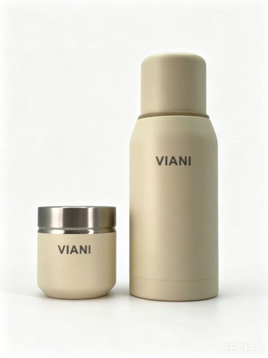 Termo VIANI Beige 750ml + Mate de REGALO.
