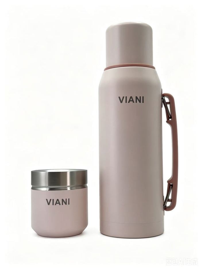 Termo VIANI Rosa Classic 1LT + Mate de regalo