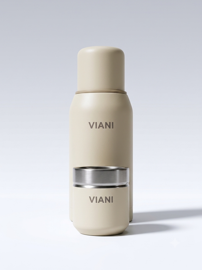 Termo VIANI Beige 750ml + Mate de REGALO.