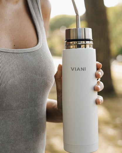 Mate Autocebante VIANI 500ml Blanco